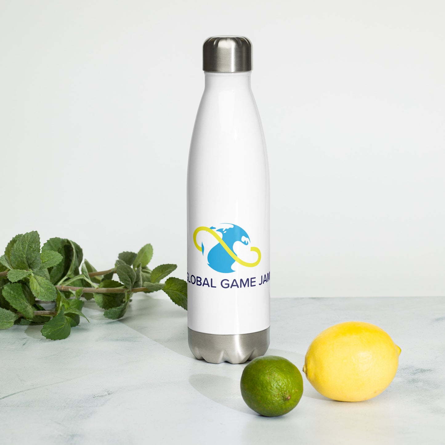 GGJ Logo Stainless Steel Water Bottle